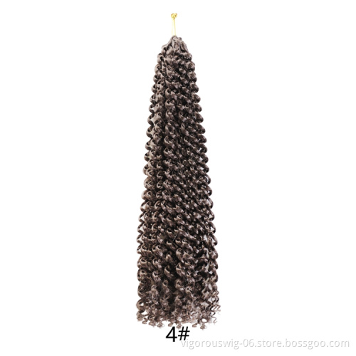 Vigorous Cheap Price Wholesale Marly Extension Deep Wavy Darling Brown Black African Ombre Braiding Hair Synthetic